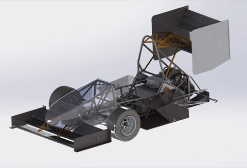 Electric formula racing drivetrain