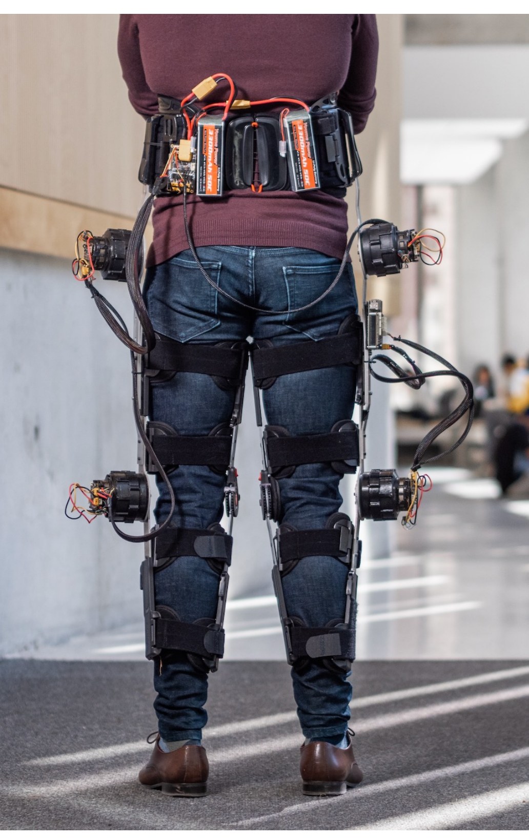 Exoskeleton legs with depth cameras